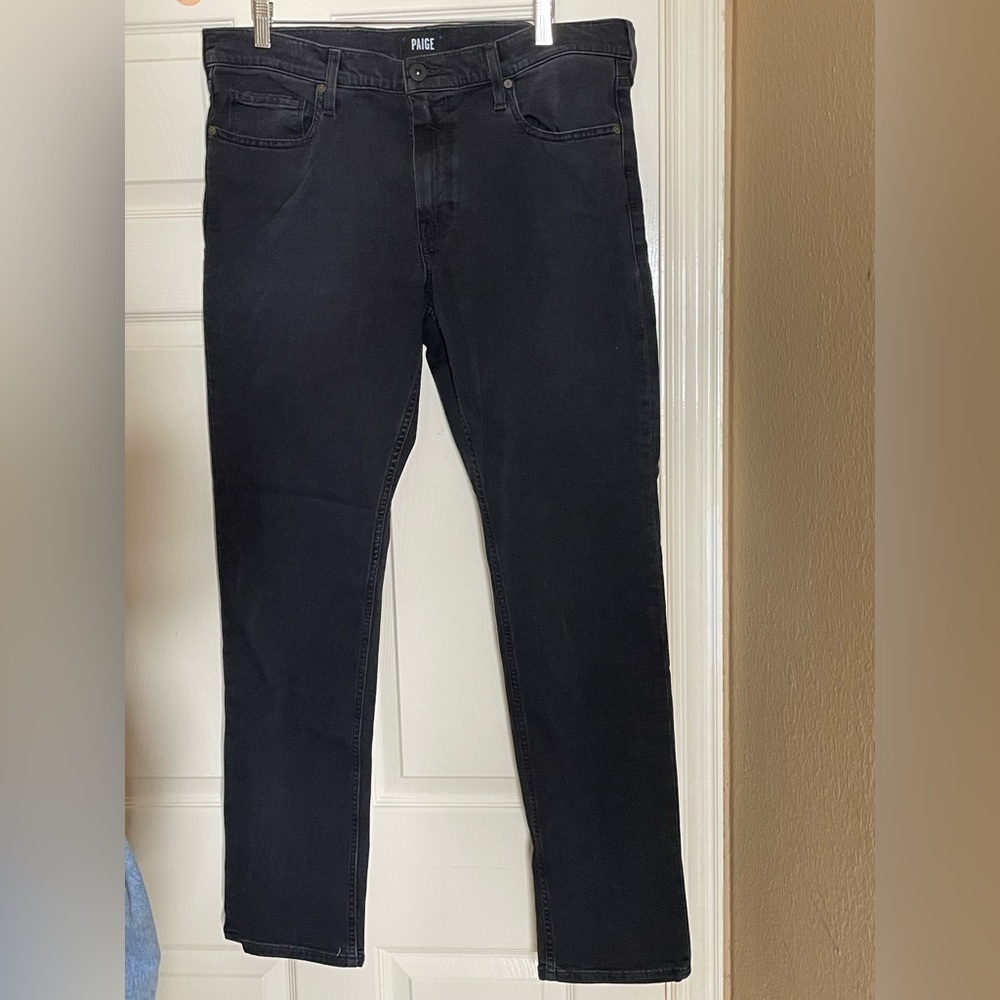 PAIGE Transcend Lennox Slim Fit Jeans Jayden Size 36 - Picture 3 of 7